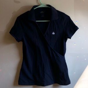 Y2K V-back polo